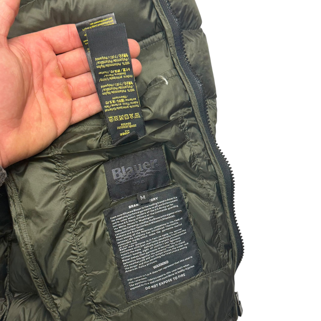Blauer Puffer (M)