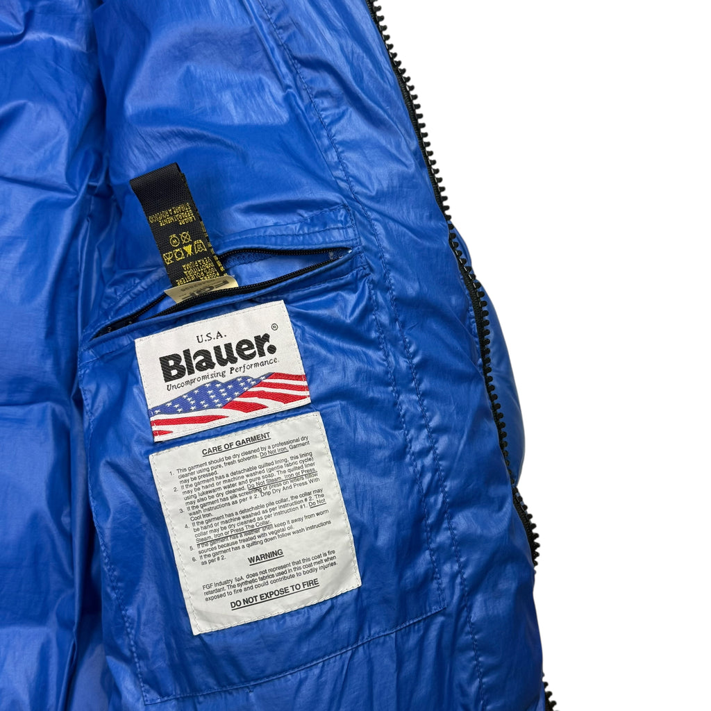 Blauer Vintage Puffer (M)