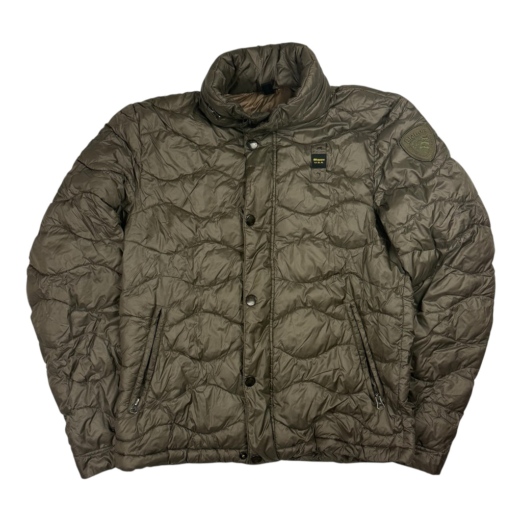 Blauer Puffer (L)