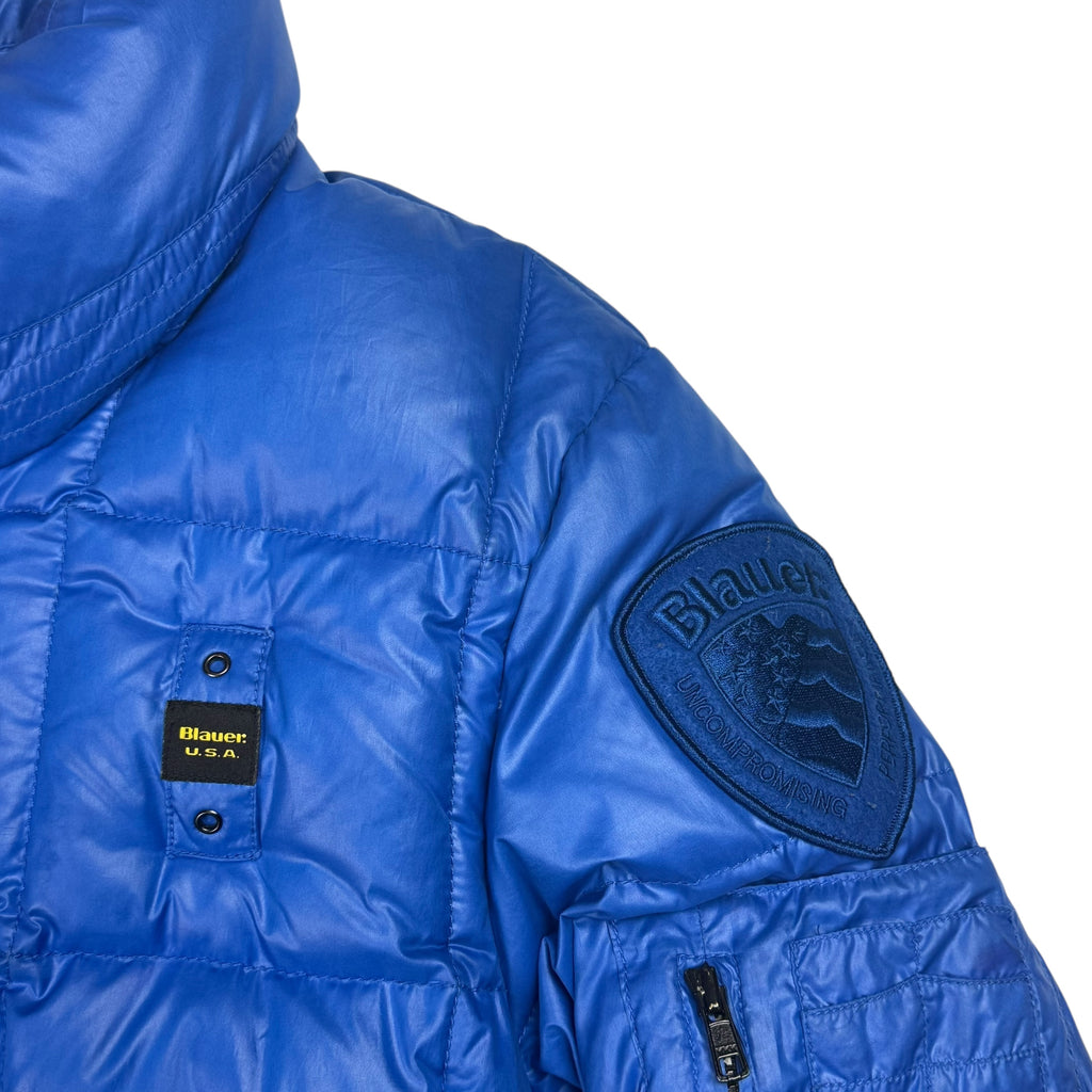 Blauer Vintage Puffer (M)