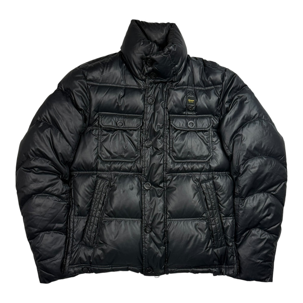 Blauer Pufferjacke (M)
