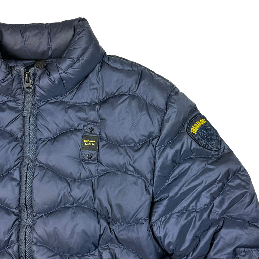 Blauer Puffer (S)