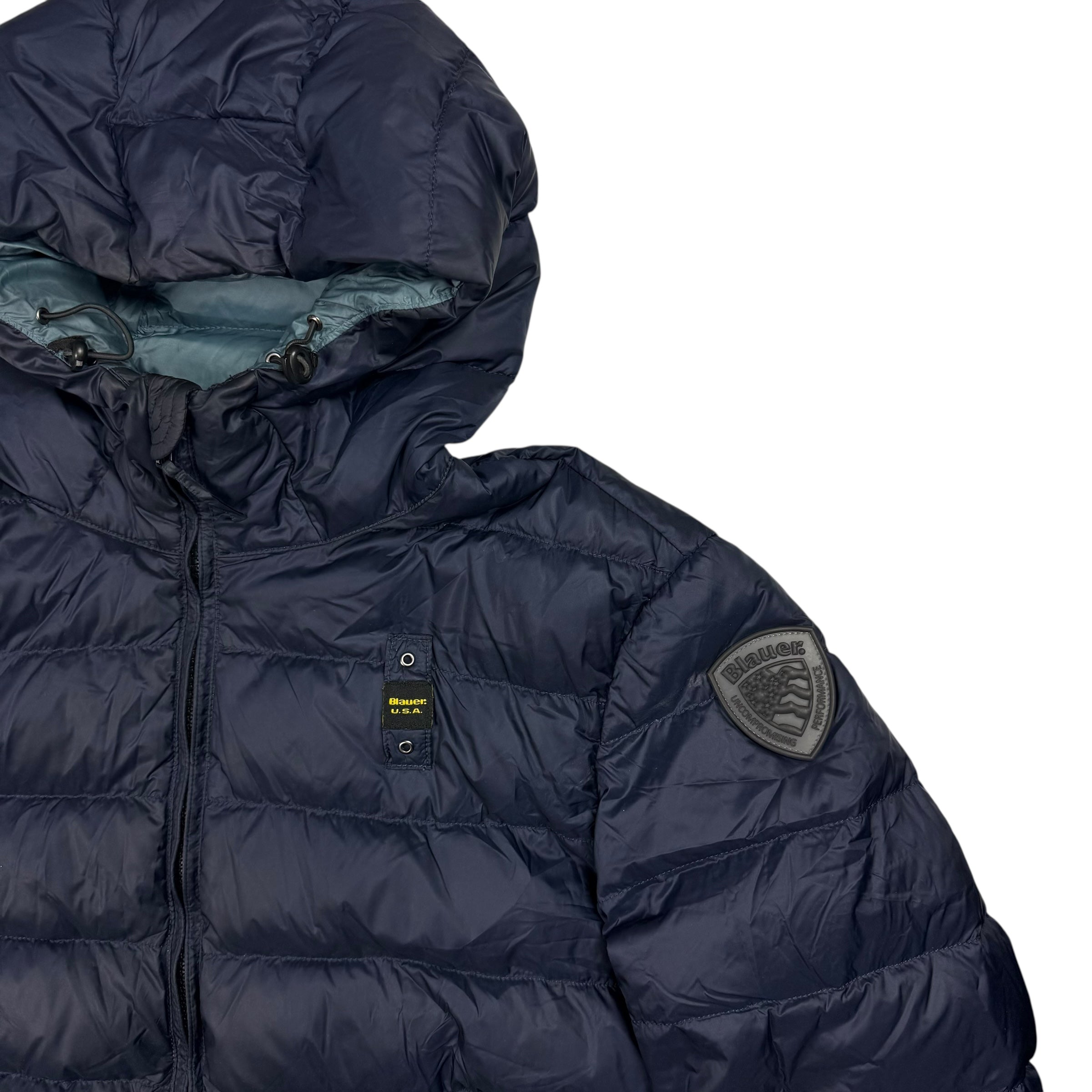 Blauer Puffer (XL)