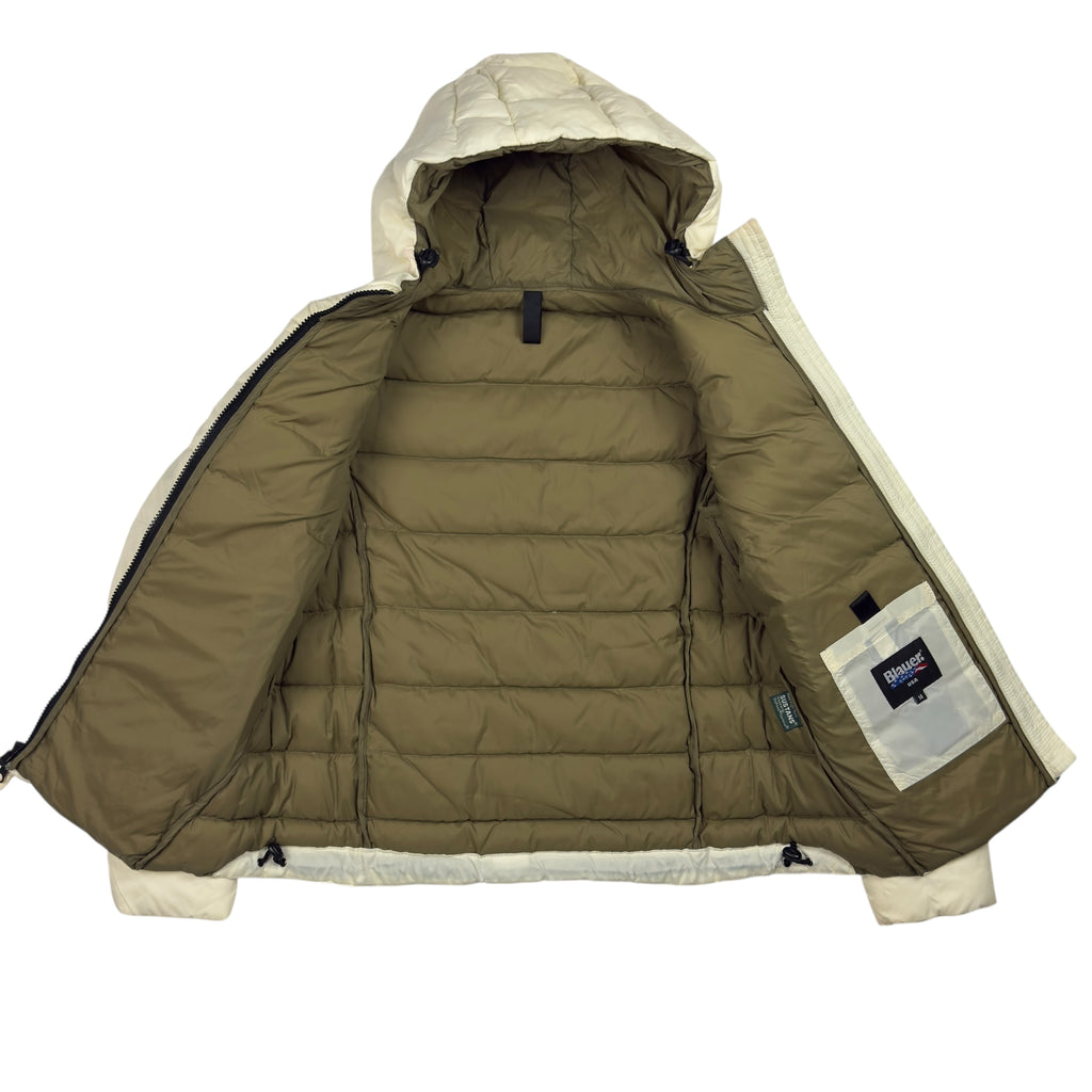 Blauer Puffer (XS-S)