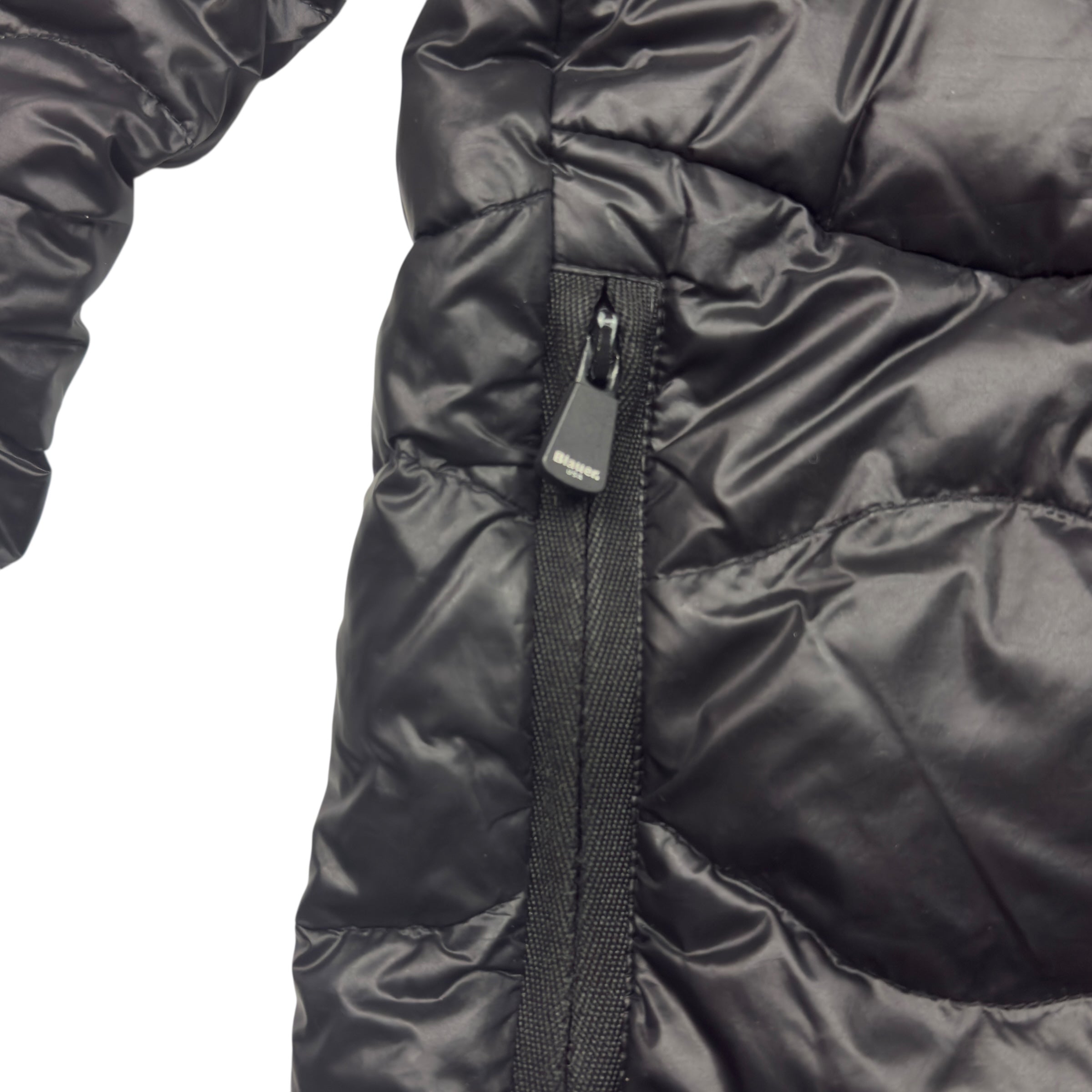 Blauer Puffer Shiny (XL)