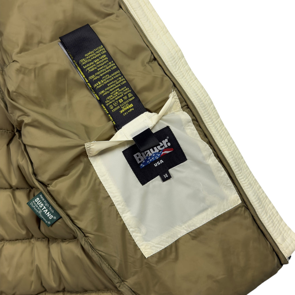 Blauer Puffer (XS-S)