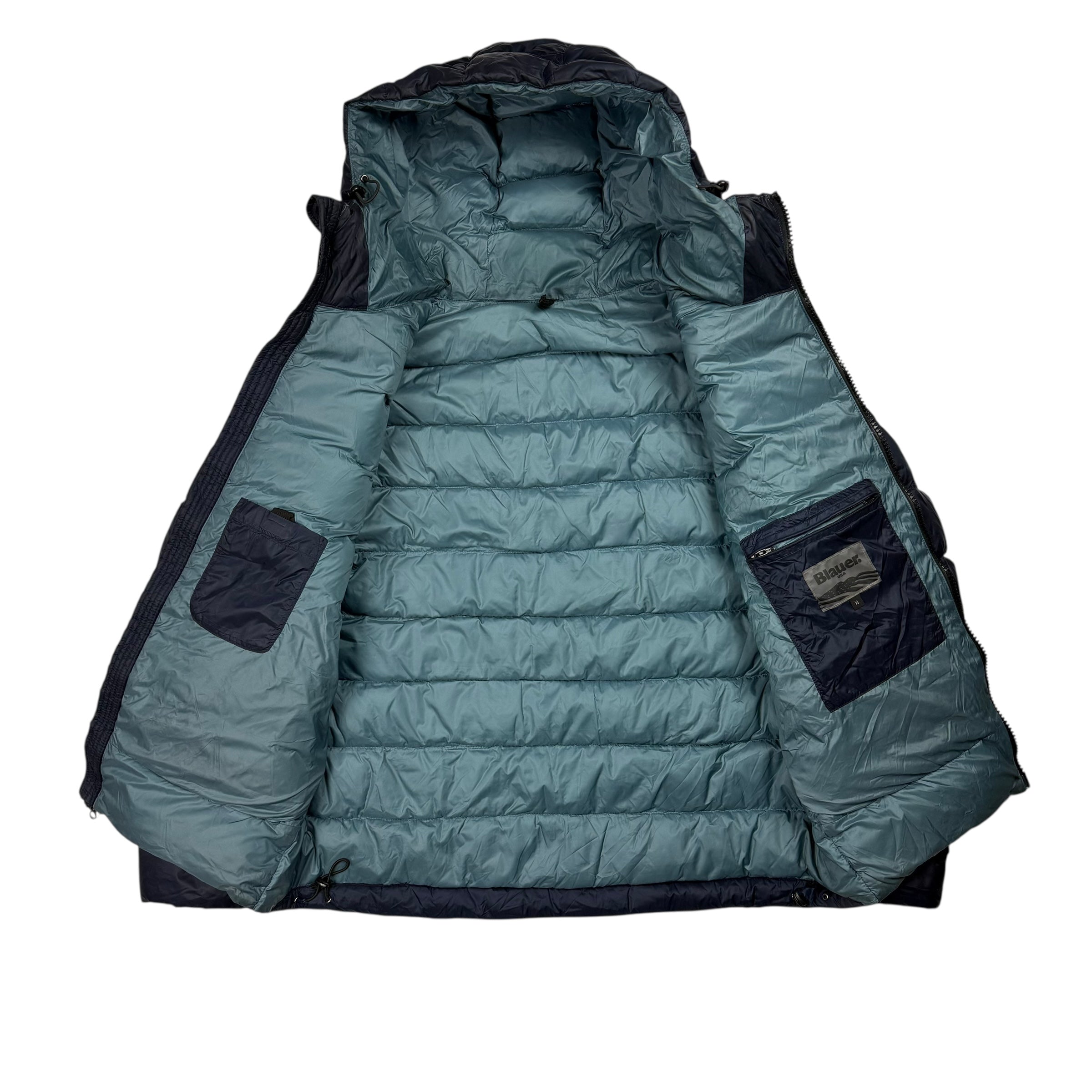 Blauer Puffer (XL)