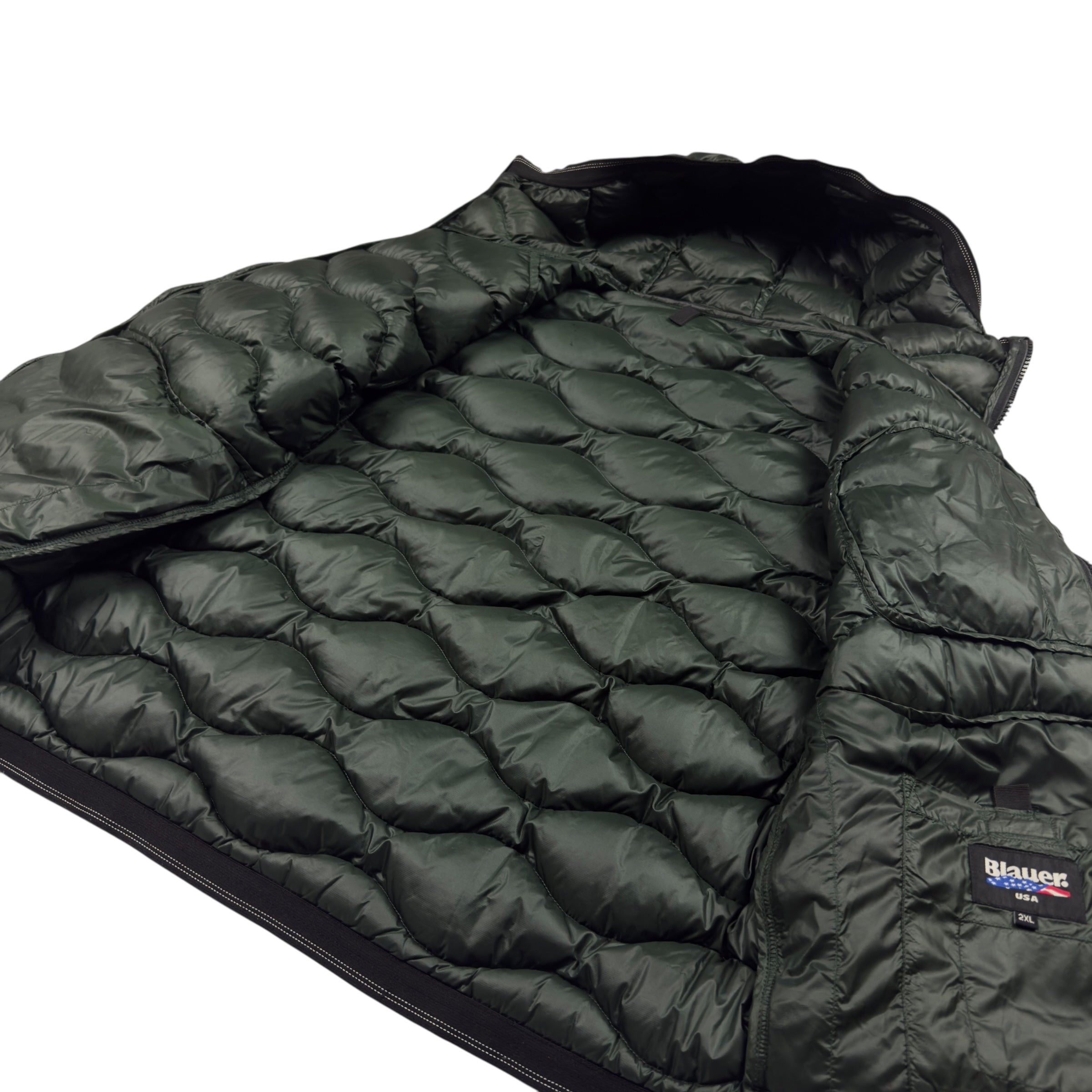 Blauer Puffer (XL)