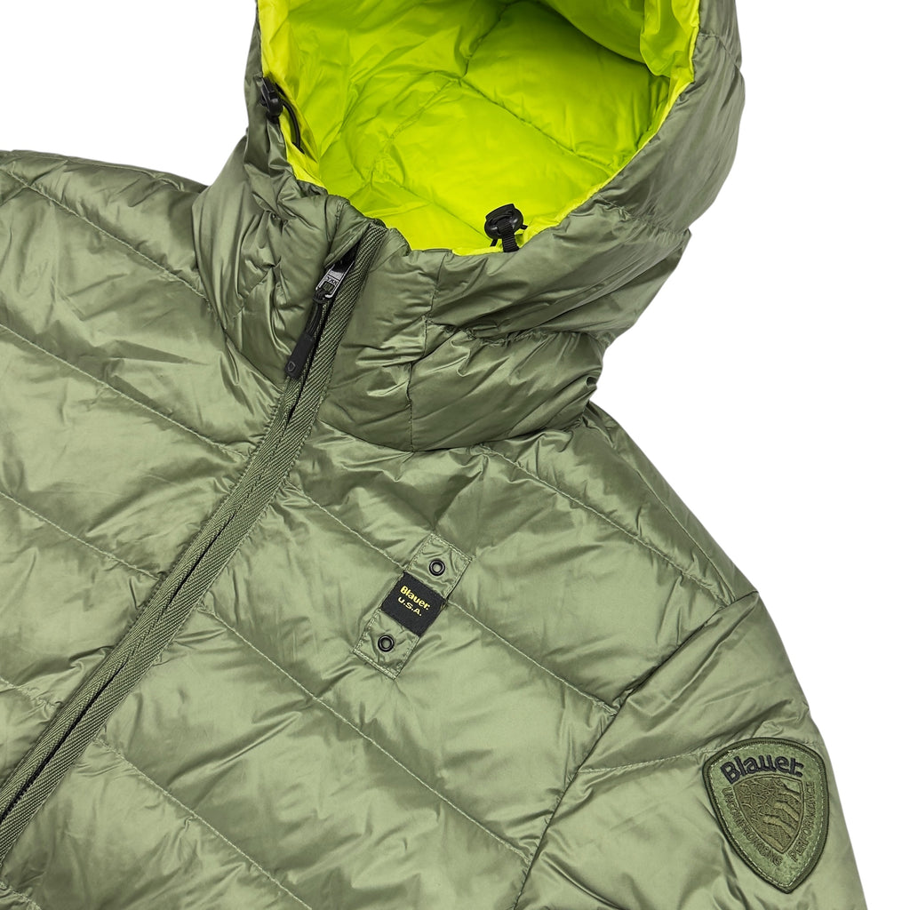 Blauer Puffer (L)