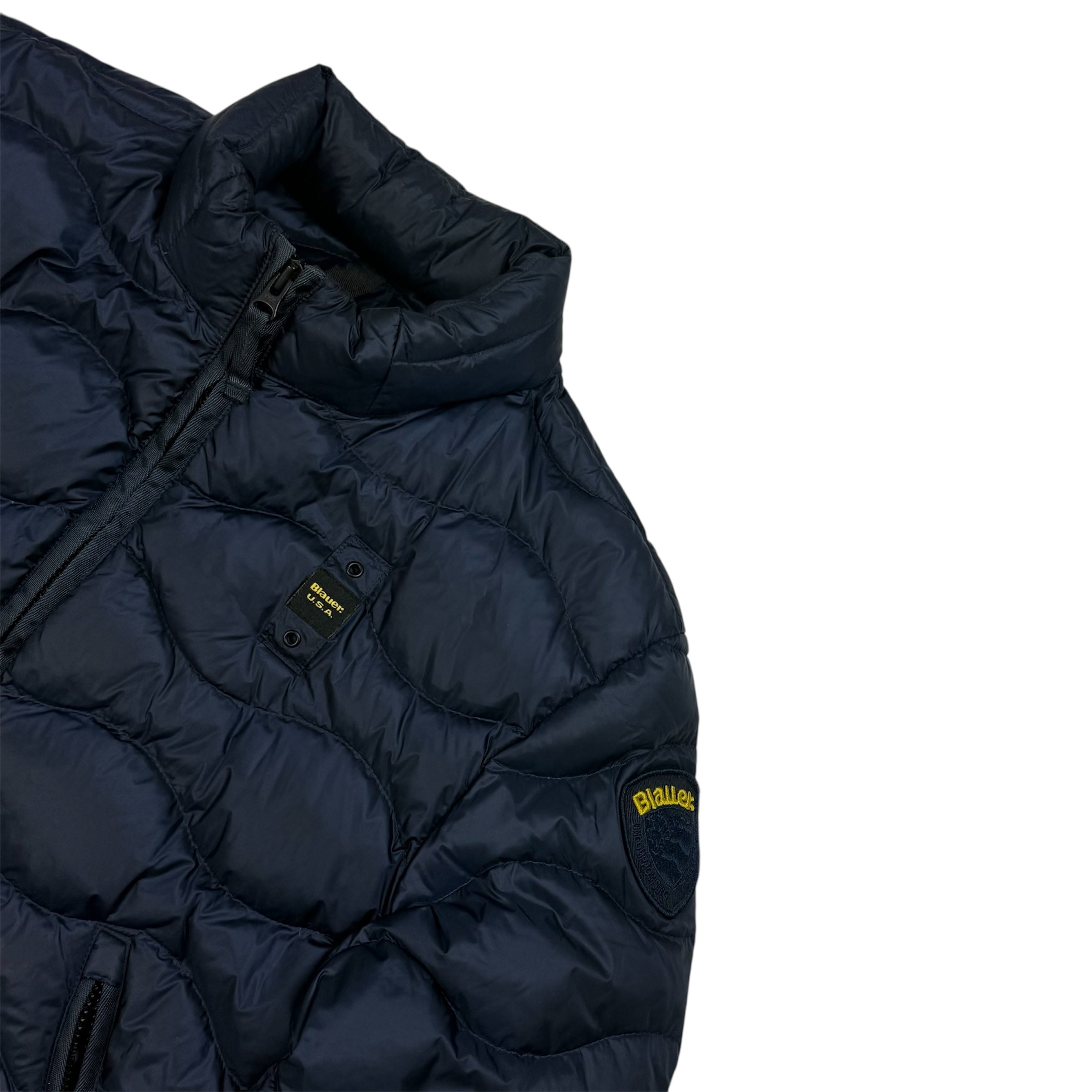 Blauer Puffer (S)