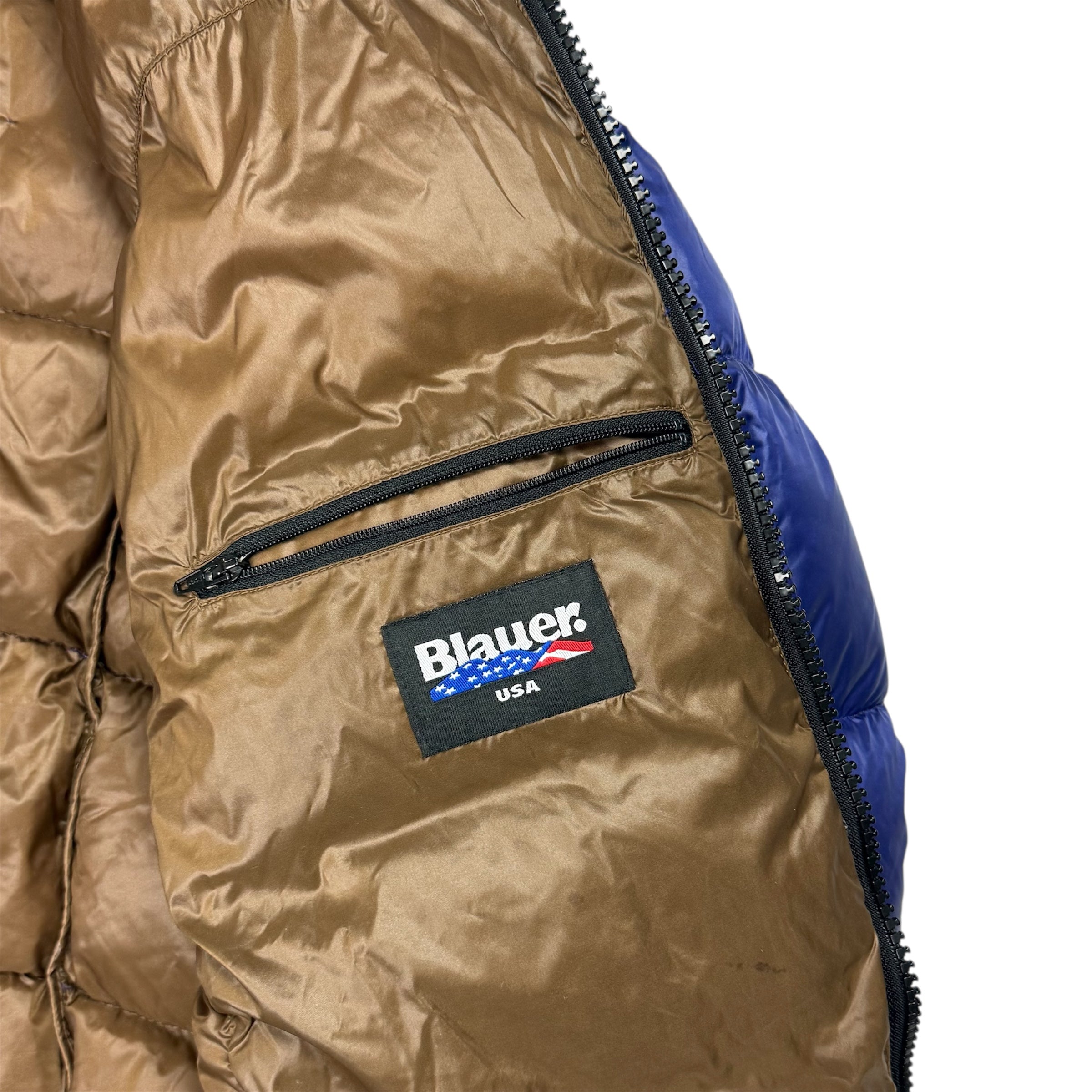 Blauer Pufferjacket (L)