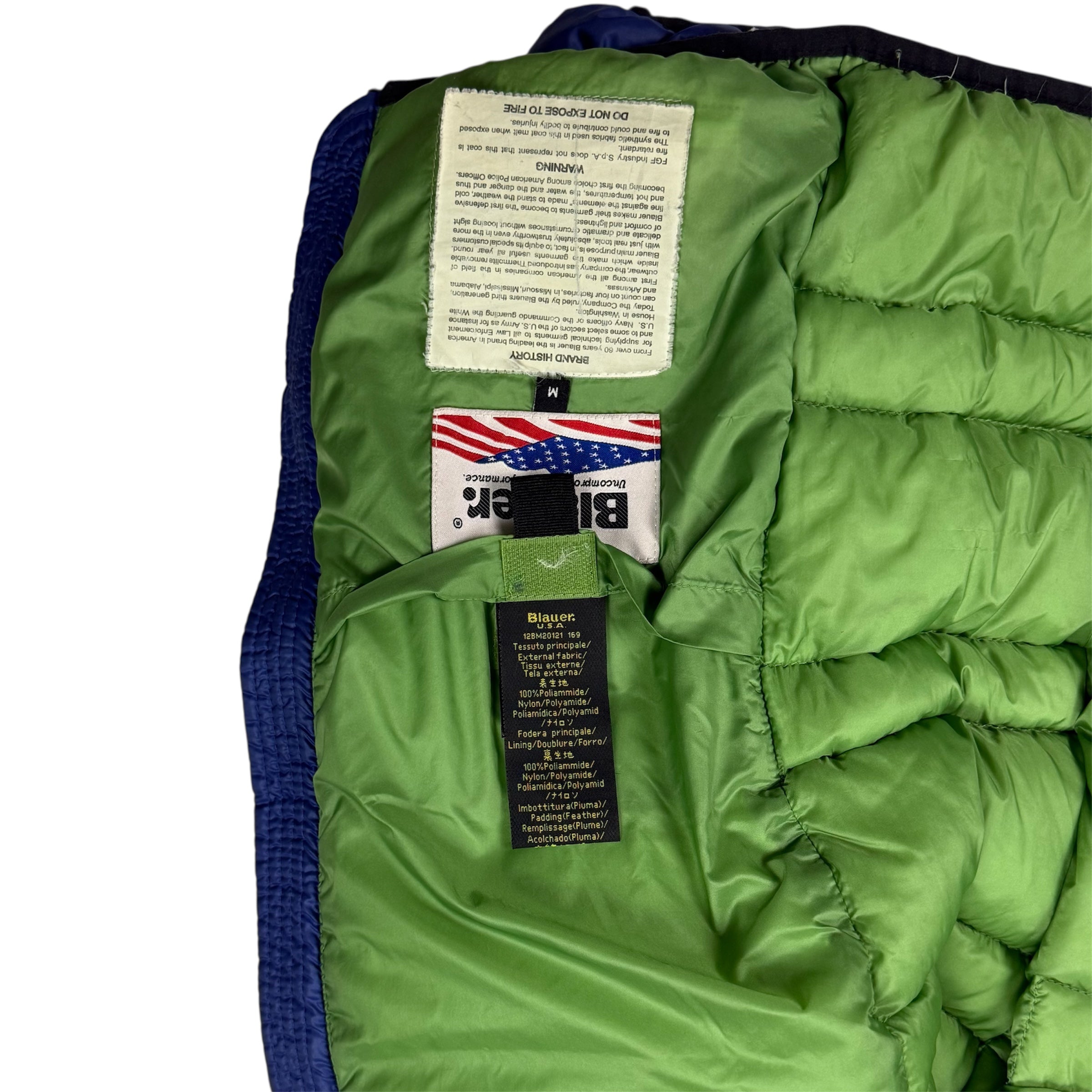 Blauer Pufferjacket (M)