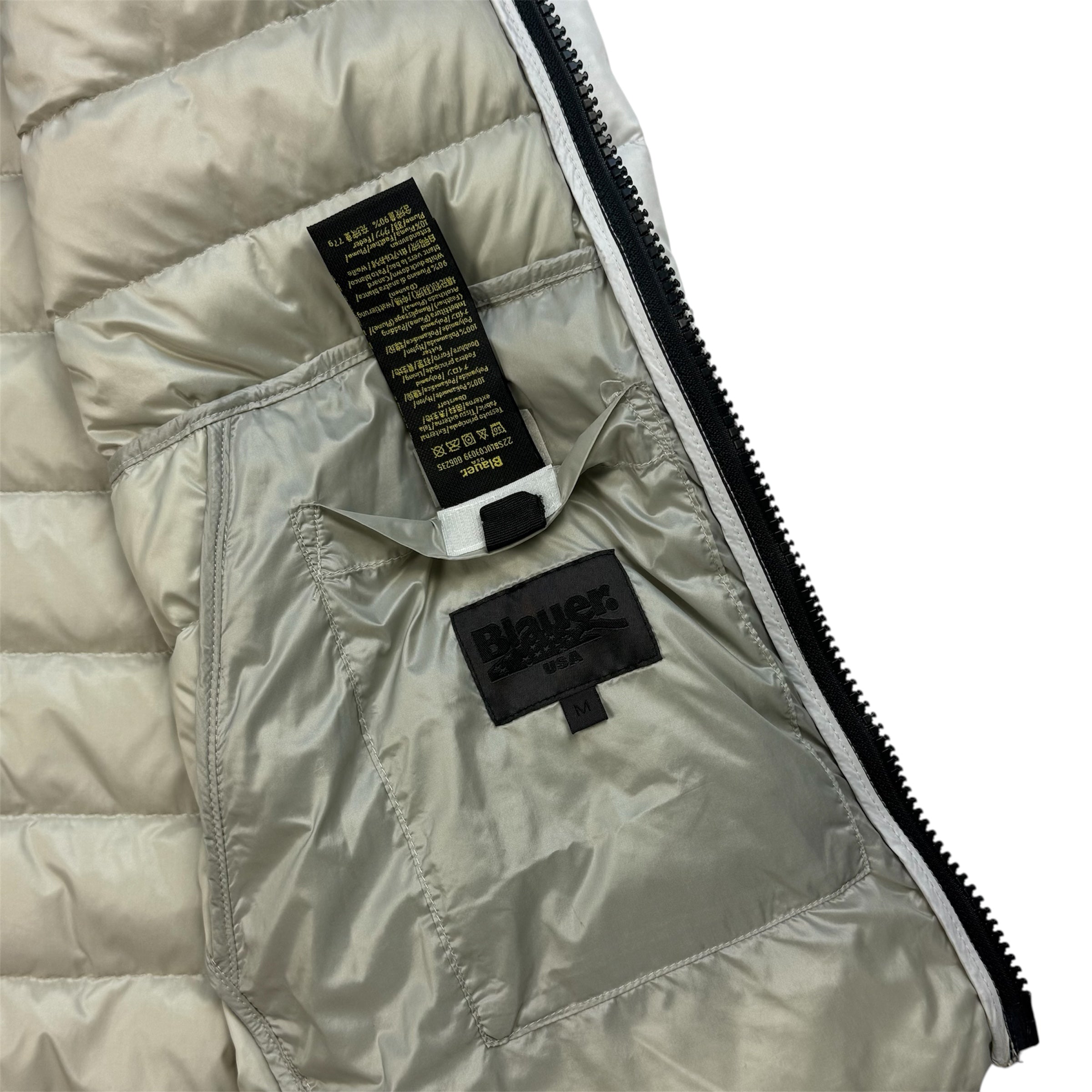 Blauer Pufferjacket (M)