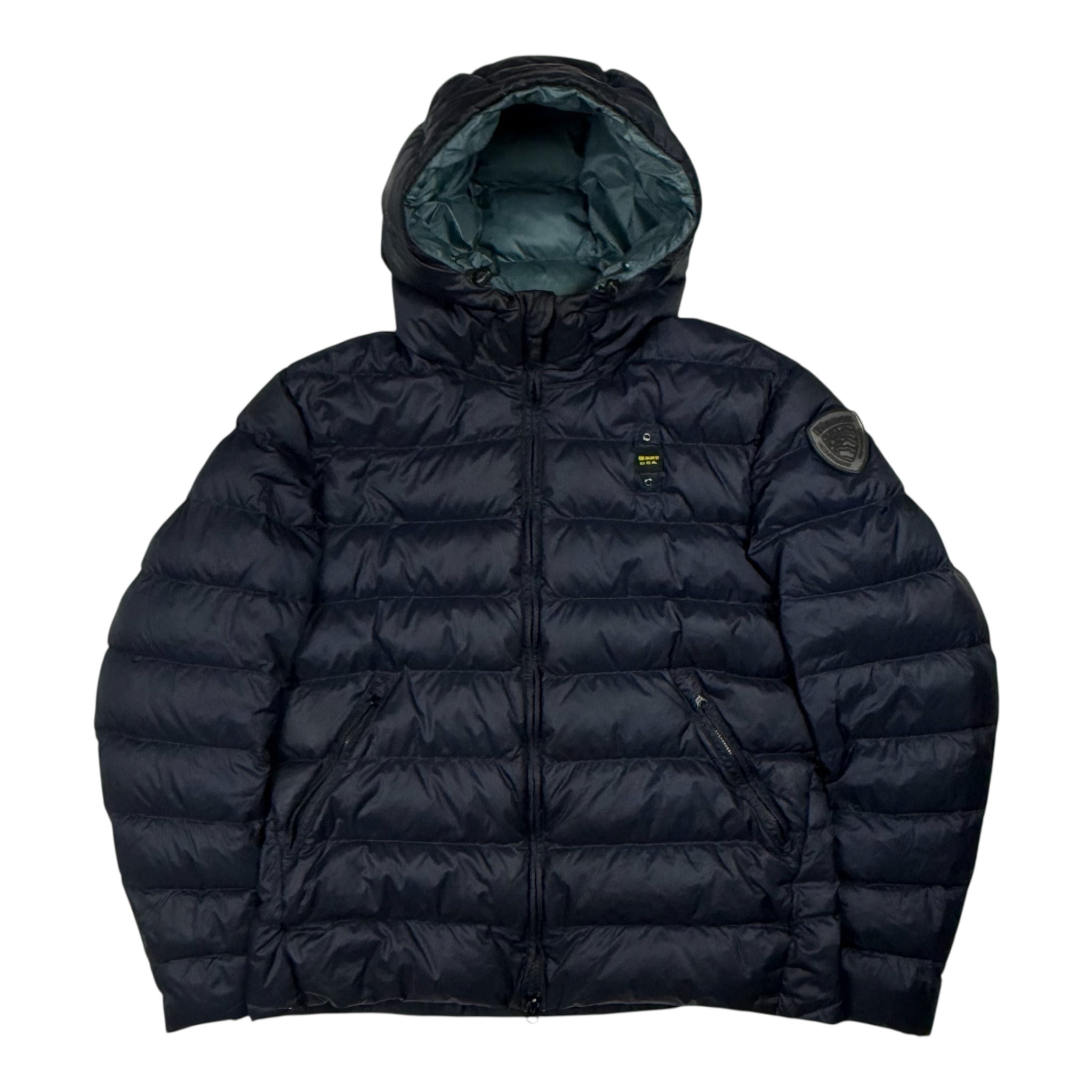 Blauer Puffer (XL)