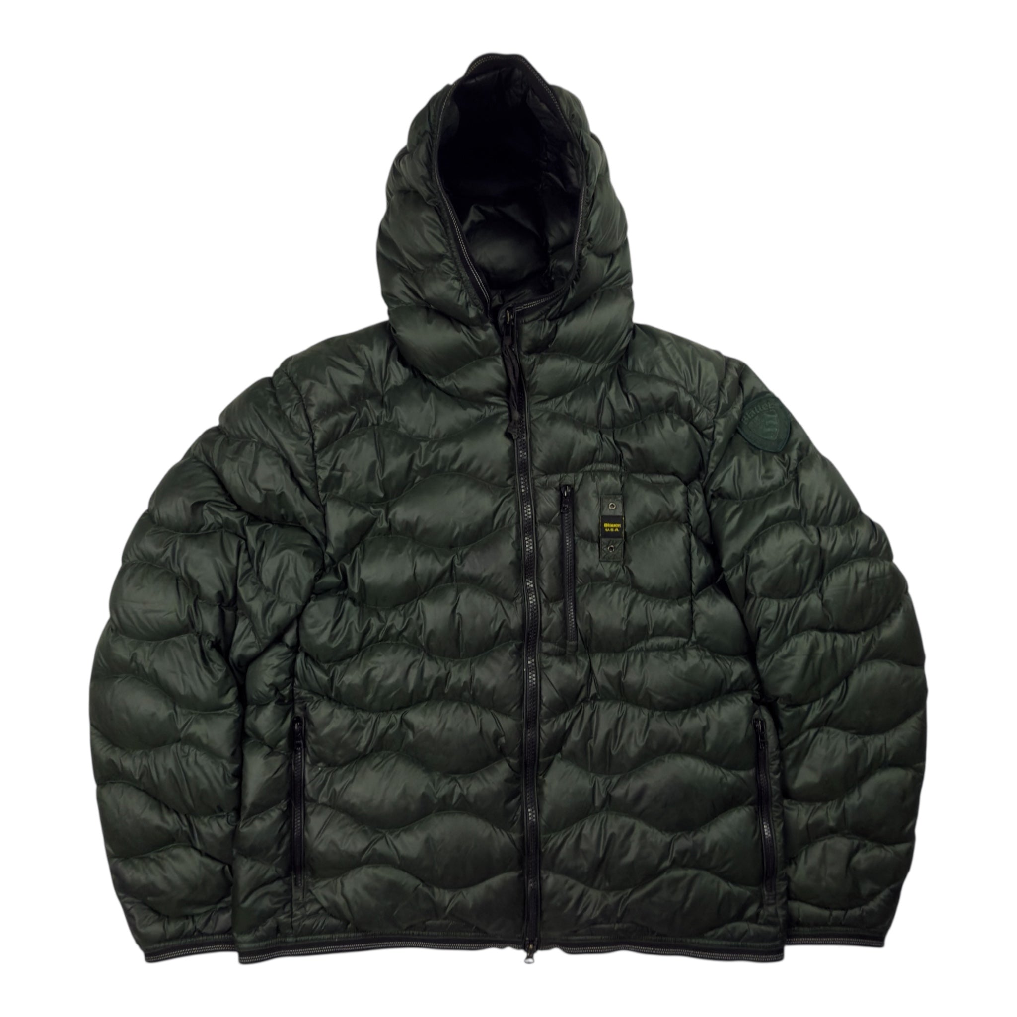 Blauer Puffer (XL)